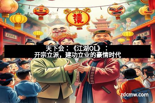 天下会：《江湖OL》：开宗立派，建功立业的豪情时代